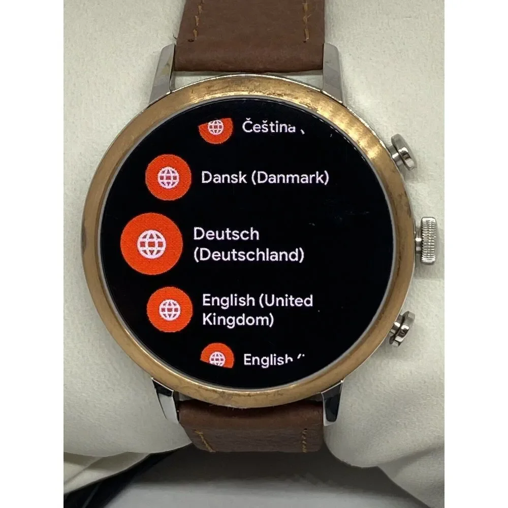 Fossil Gen 4 Authentic Digital Dial Smart Watch Custom Band FTW6016 DC87